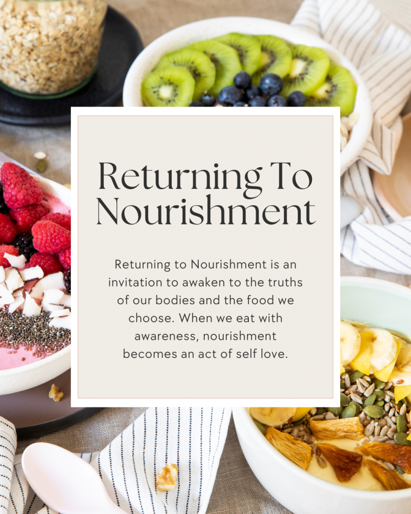 guiding ourselves to mindful eating